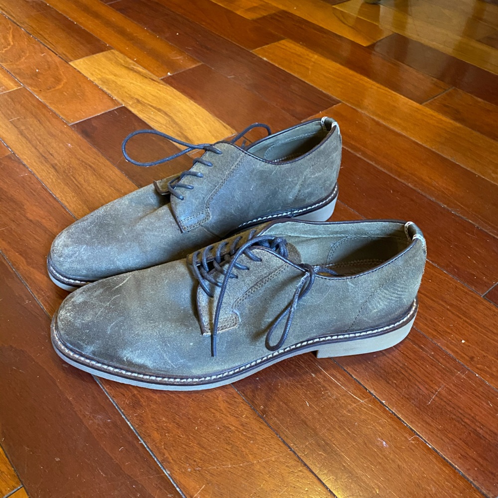Aldo brown suede oxfords